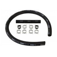 1967 - 1973 Mustang 3/8" Fuel Hose & Clamp Kit - Concours