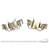 1967 - 1968 Mustang Taillamp 3-Bulb Inserts