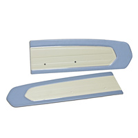 1967 Mustang Door Panels (Blue/White, Pair)