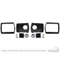 1968-70 Mustang Seat Belt Buckle Restoration Kit-Black