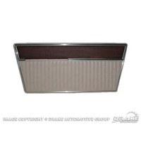 1963 - 1973 Bronco Door Panels (Woodgrain/Black)