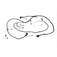 1968 Mustang Headlight Wiring Harness  (without Tach - without GT)