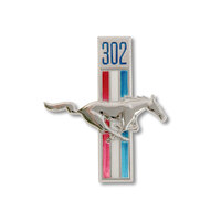 1968 Mustang 302 Running Horse Fender Emblem