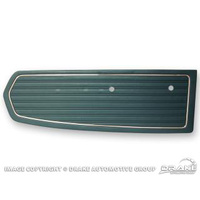 1968 Mustang Standard Door Panel-Aqua