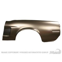 1968 Mustang Quarter Panel Assembly (Convertible) w/ indent, Left Hand
