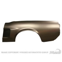 1968 Mustang Quarter Panel Assembly (Convertible w/out indent, Left Hand)