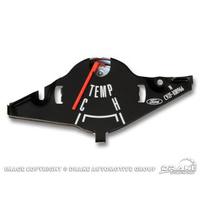 1969 Mustang Temperature Gauge with Factory Tachometer (Black)