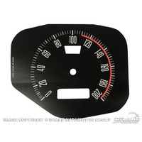 1969 Mustang Standard Interior Km Speedometer Decal