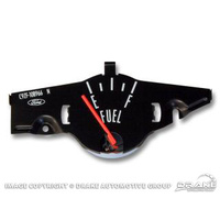 1969 Mustang Fuel Gauge w/o Factory Tachometer-Black