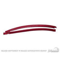 1969 Mustang Quarter Pillar Windlace - Dark Red