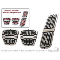 2010-14 Camaro Pedal Covers - Manual