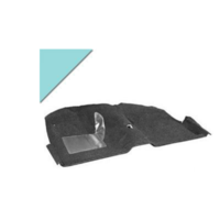 1965 - 1968 Mustang Coupe Molded Carpet Kit (Aqua)