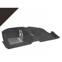1965 - 1968 Mustang Convertible Molded Carpet Kit (Black)
