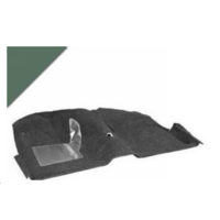 1965 - 1968 Mustang Convertible Molded Carpet Kit (Ivy Gold)