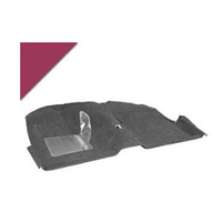 1965 - 1968 Mustang Convertible Molded Carpet Kit (Maroon)