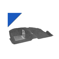 1965 - 1968 Mustang Fastback Molded Carpet Kit (Bright Blue)