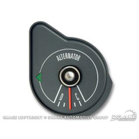 1970 Mustang Amperage Alternator Gauge - Gray