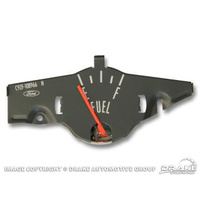1970 Mustang Fuel Gauge with Factory Tachometer (Gray)