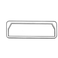 1971 - 1973 Mustang Fender Marker Seals (Pair)