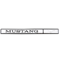 1971 - 1973 Mustang Dash Emblem (Mustang script, except Grande)