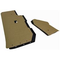 1971 - 1973 Mustang Convertible Door & Quarter Watershield Set