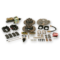 Disc Brake Conversion Kit with Master Cylinder (V8, 4 piston, non-slotted rotors, power, automatic only)