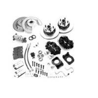 Disc Brake Conversion Kit with Master Cylinder (8 cylinder manual brakes, single reservoir master Cylinder, OE Design)