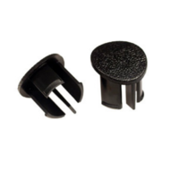 87-93 Arm Rest Plugs (Black, LH)