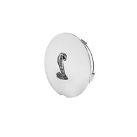 Late Model Hub Cap (Cobra, Chrome)