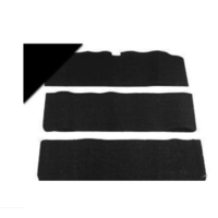 1965 - 1968 Mustang Fold-Down Seat Carpet (Black, 80/20)