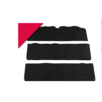 1965 - 1968 Mustang Fold-Down Seat Carpet (Bright Red, 80/20)