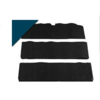 1965 - 1968 Mustang Fold-Down Seat Carpet (Dark Blue, 80/20)