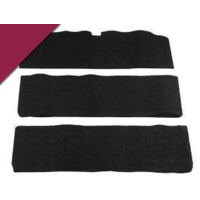 1966 - 1968 Mustang Fold-Down Seat Carpet (Maroon, 80/20)