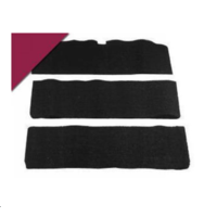 67-73 Fold down fast back carpet, maroon