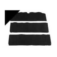 1969 - 1970 Mustang Fold-Down Seat Carpet (100% nylon) Black