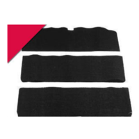 1969 - 1970 Mustang Fold-Down Seat Carpet (100% nylon) Vermillion