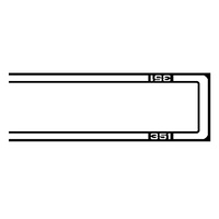 1970 Mustang Shaker Hood Stripe Stencil - Mach 1 - 351