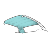 67-68 Cougar Headliner (Aqua)