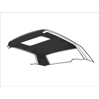 67-68 Cougar Headliner with Sunroof (Black)