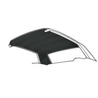 74-78 Mustang Hatchback Headliner (Black)