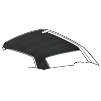60-65 Ranchero Headliner (Black)
