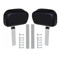 1964.5-1967 Mustang Non-Adjustable Headrests-Black