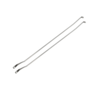 Jeep TJ Radiator Support Strut Rods, Stainless