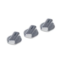 2007-2010 Jeep  Wrangler JK Climate Control Knobs 3pcs Billet Aluminum