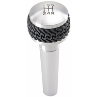 1997 - 2006 Jeep TJ 5-speed Shift Knob and Lever - Billet Silver