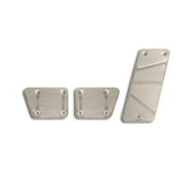 2007-13 Jeep JK Billet Pedal Covers, Manual (3 pc)
