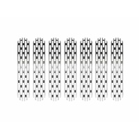 1997 - 2006 Jeep TJ Wrangler Grille Inserts (Brushed)