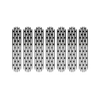 1997 - 2006 Jeep TJ Wrangler Grille Inserts (Polished)