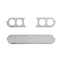 1964 - 1966 Mustang Aluminum Instrument Panel & Glove Box Door Inserts