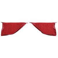 1964 - 1966 Mustang Coupe Fastback Pony Kick Panel Carpet (Dark Blue)